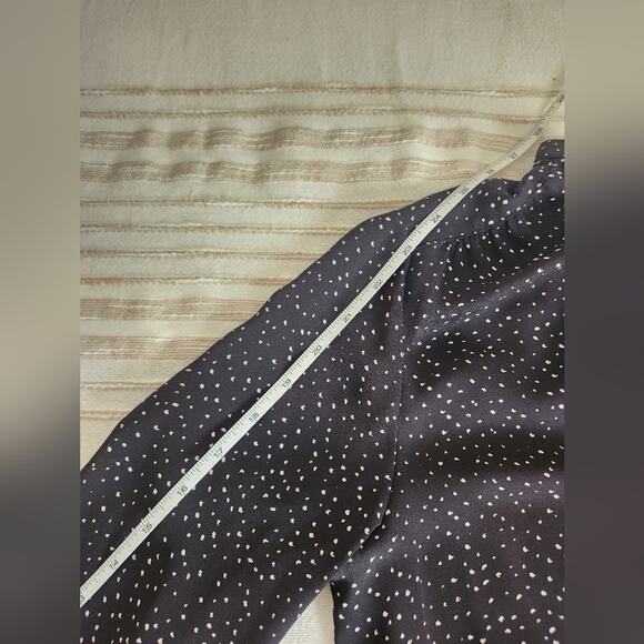 Hilary Radley Black Speckled Long Sleeve Mini Dress small - Picture 11 of 13